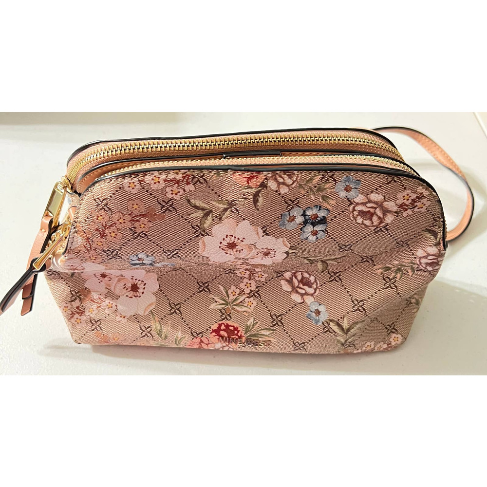 NINE WEST Floral Shoulder Bag in excellent condition.